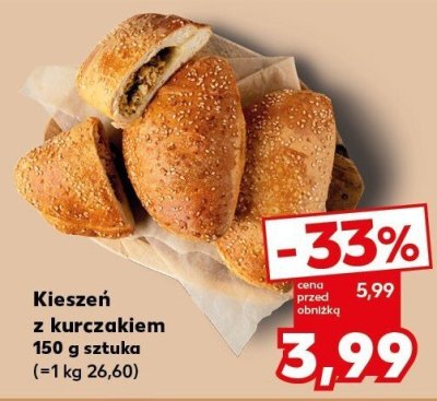Kieszeń z kurczakiem 150 g sztuka promocja w Kaufland