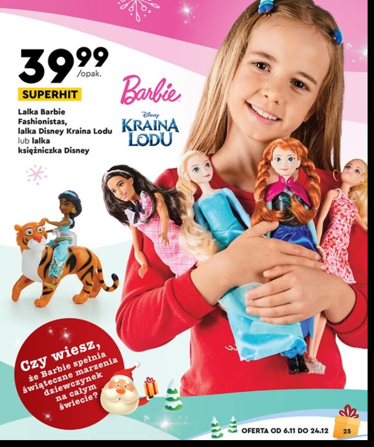 Lalka princesses jasmina Disney promocja