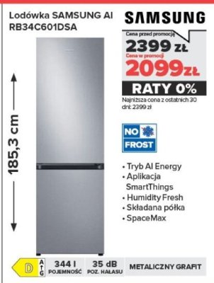 Lodówka AI RB34C601DSA promocja w NEONET