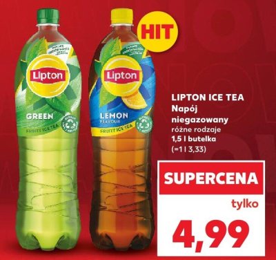 Napój niegazowany różne rodzaje 1,5 l  promocja w Kaufland