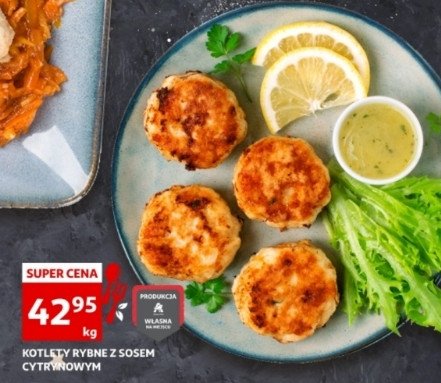 Kotlety rybne z sosem cytrynowym promocja