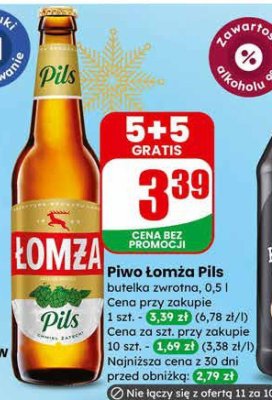 Piwo promocja w Dino