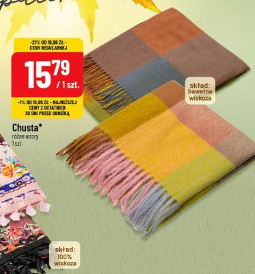 Chusta różne wzory promocja w POLOmarket