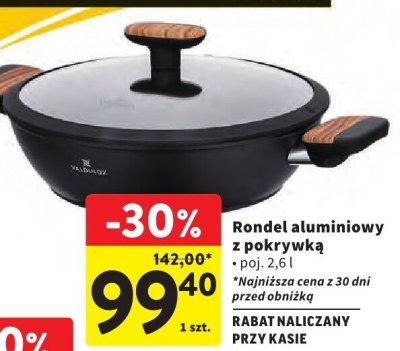Rondel aluminiowy z pokrywką promocja w Intermarche
