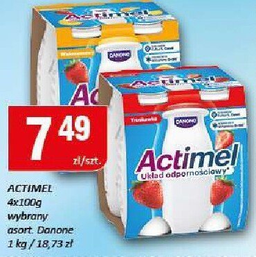 Actimel w 100g promocja w Chorten