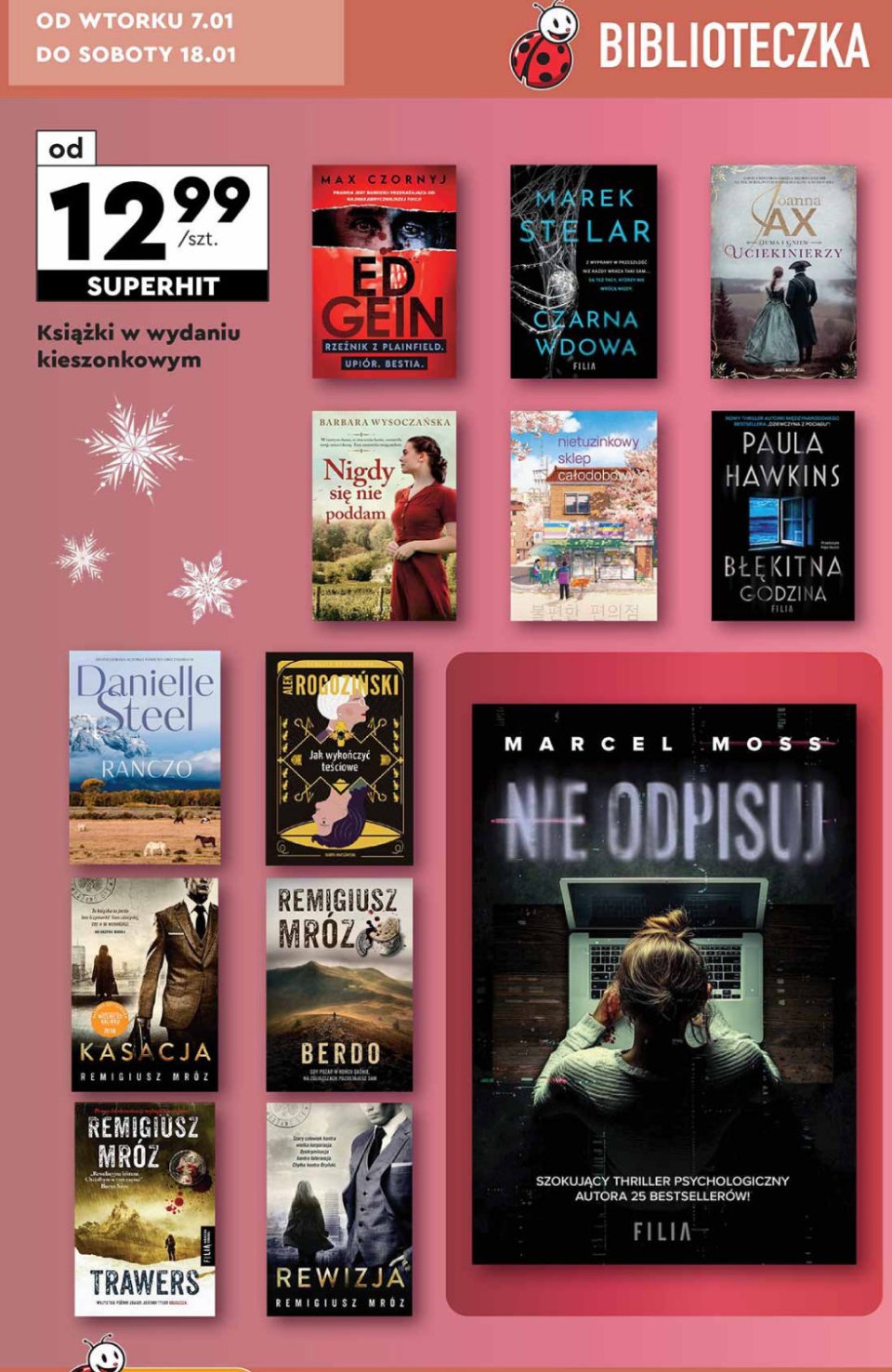 Paula hawkins "błękitna godzina" promocja w Biedronka