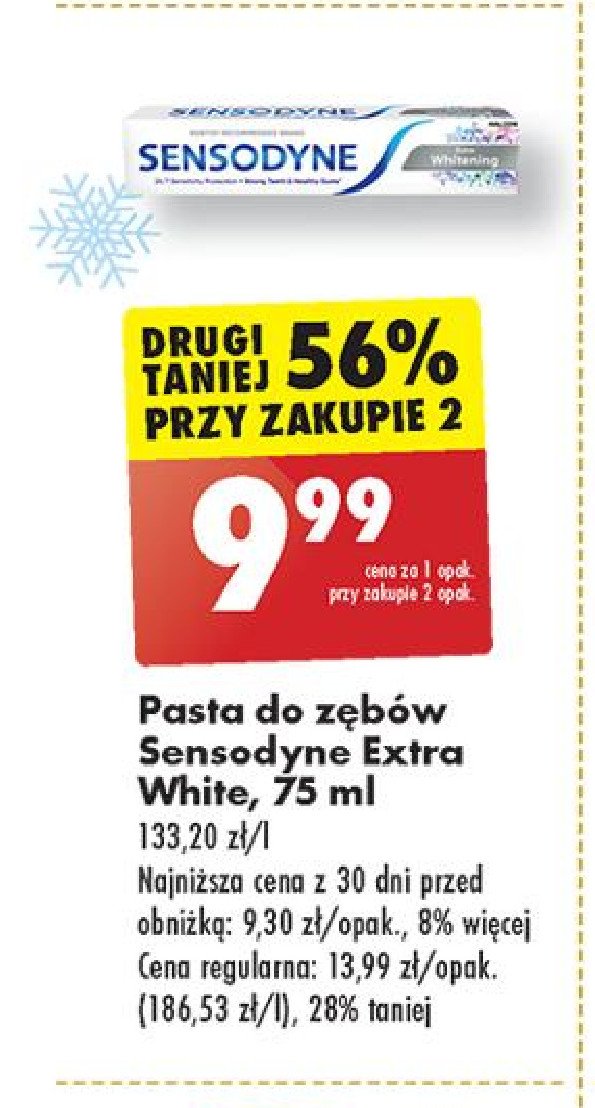 Pasta do zębów Sensodyne whitening promocja