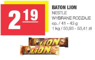 Baton Lion Nestle promocja w SPAR