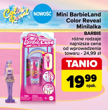 Lalka mini color reveal Mattel promocja w Carrefour