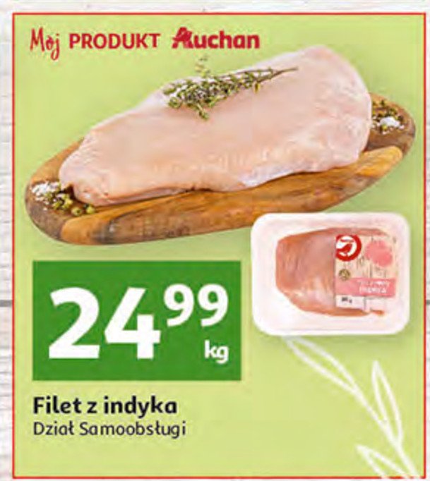Filet z indyka Auchan promocja