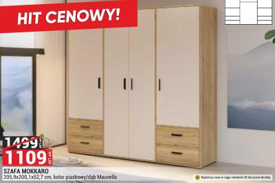 Szafa SZAFA MOKKARO promocja w Merkury Market