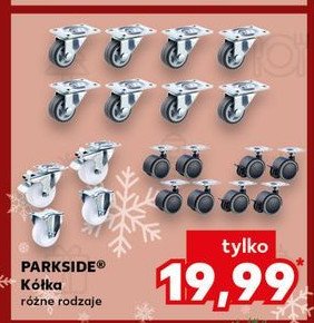 Zestaw kółek do mebli Parkside promocja w Kaufland