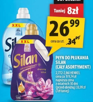 Płyn do płukania Silan cały asortyment promocja w Arhelan