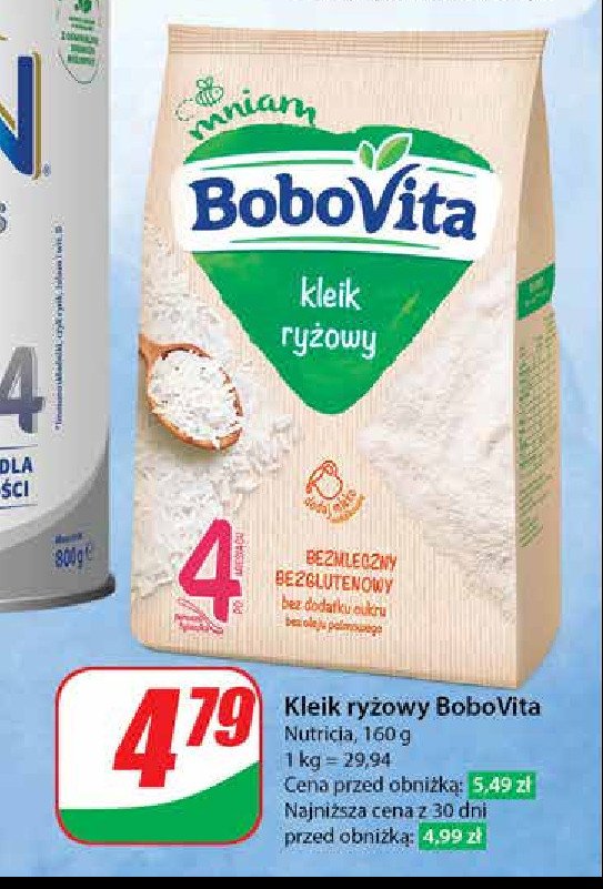 Kleik ryżowy Bobovita promocja