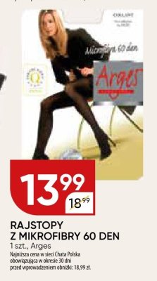 Rajstopy z mikrofibry 60 den promocja w Chata Polska