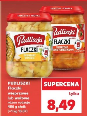 Flaczki wołowe różne rodzaje promocja w Kaufland