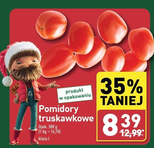 Pomidory truskawkowe promocja w Aldi