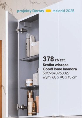 Szafka łazienkowa GoodHome Imandra wisząca promocja w Castorama