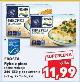 Ryba z pieca z sosem brokułowym Frosta promocja w Kaufland