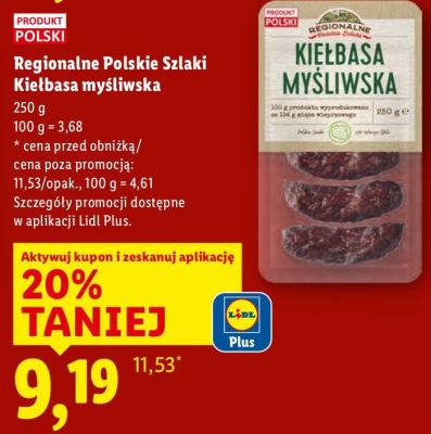 Kiełbasa promocja w Lidl