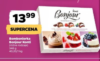 Bombonierka Bonjour (różne rodzaje) promocja w Netto
