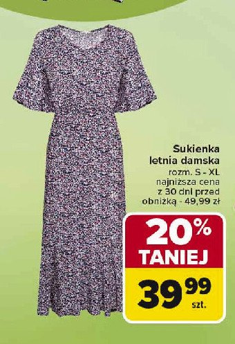 Sukienka letnia damska s-xl promocja w Carrefour