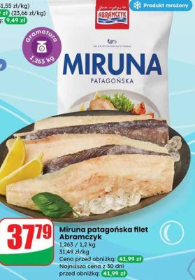 Miruna patagońska filet Abramczyk promocja w Dino