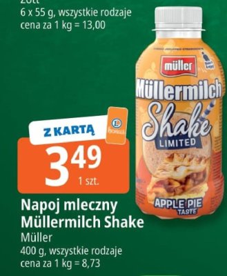 Napój mleczny Müllermilch Shake promocja w Leclerc