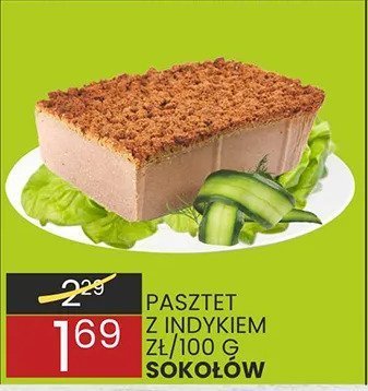 Pasztet z indykiem Sokołów promocja w Wafelek