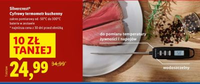 Termometr kuchenny cyfrowy Silvercrest promocja w Lidl