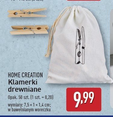 Klamerki 8 cm Home creation promocja
