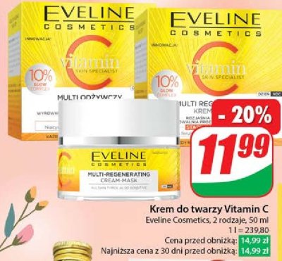 Krem-serum multiodżywczy EVELINE VIT C promocja