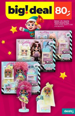 Zestaw L.O.L. Surprise Tweens Surprise Swap różne rodzaje, zawiera: 2 lalki oraz akcesoria promocja w Dealz
