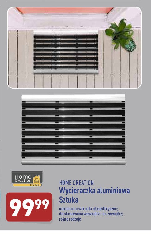 Wycieraczka aluminiowa Home creation promocja