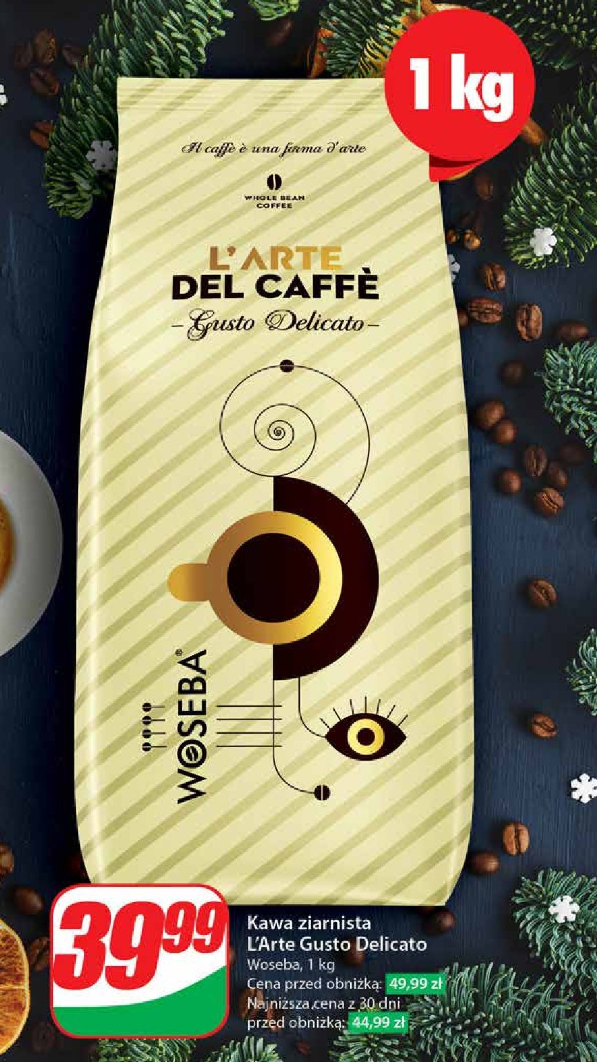 Kawa gusto delicato Woseba l'arte del caffe promocja