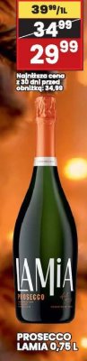 Prosecco Lamia 0,75 L promocja w Wafelek