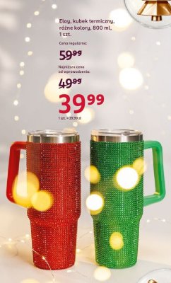 Kubek termiczny różne kolory 800 ml promocja w Rossmann