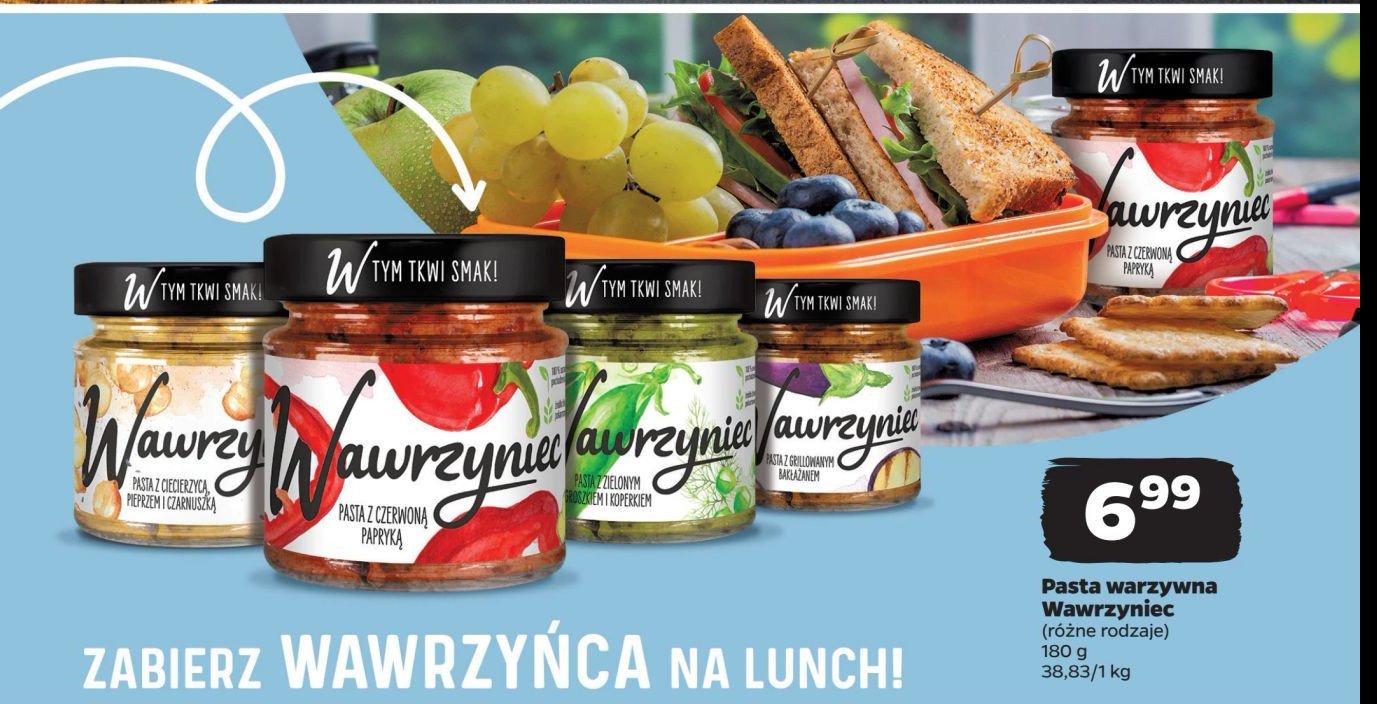 Pasta z grillowanym bakłażanem Wawrzyniec promocja