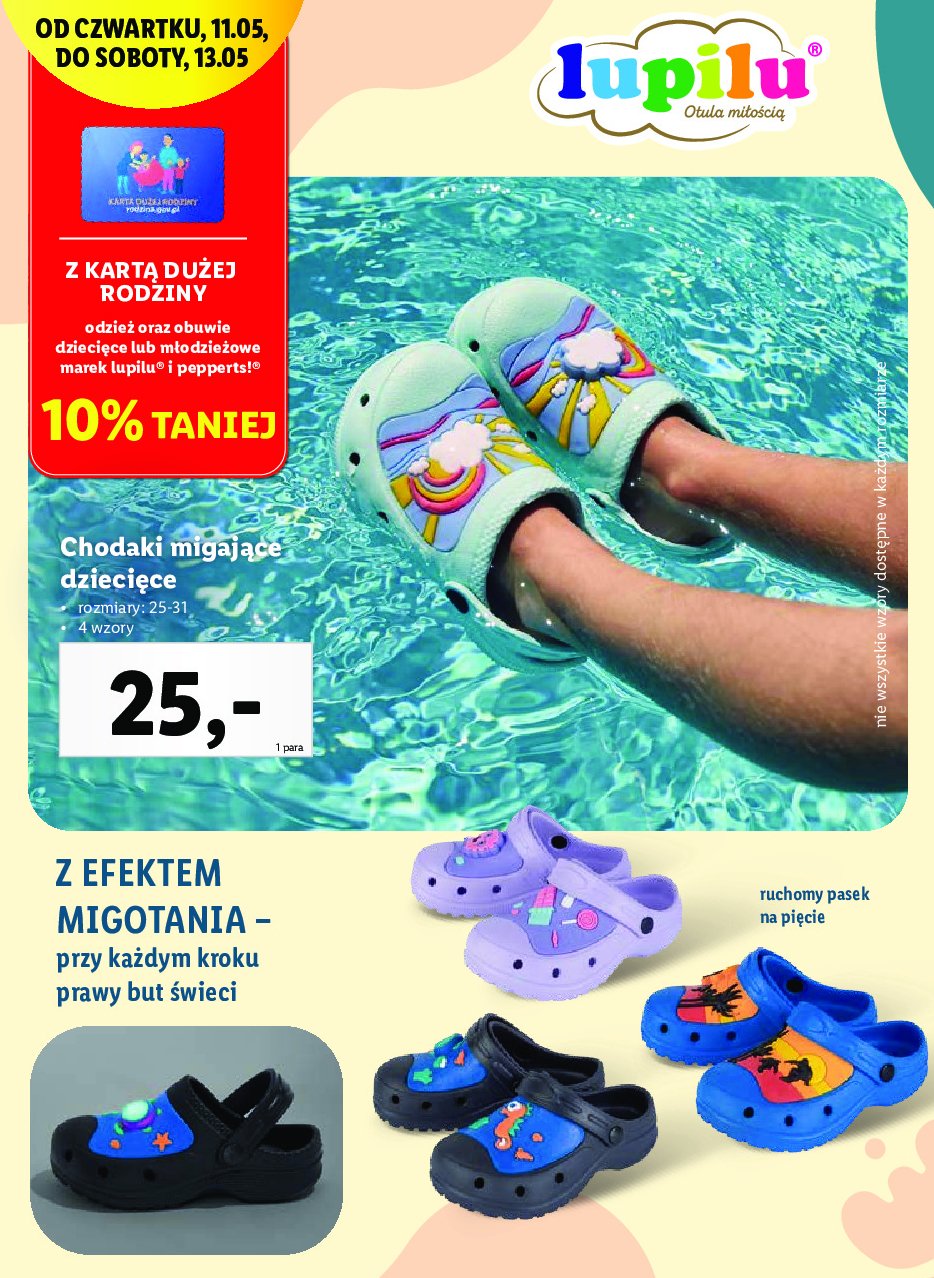 Chodaki dzieci臋ce 25-31 Lupilu promocja