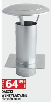 DASZKI WENTYLACYJNE różne średnice promocja w Merkury Market