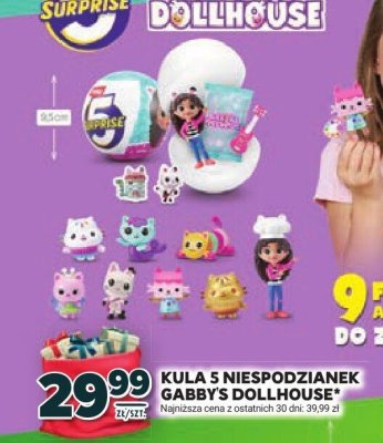 Kula 5 niespodzianek Gabby's Dollhouse promocja w Stokrotka