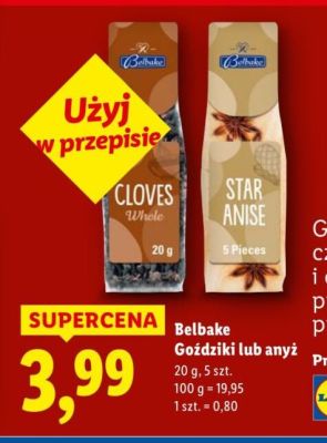 Anyż Belbake promocja w Lidl