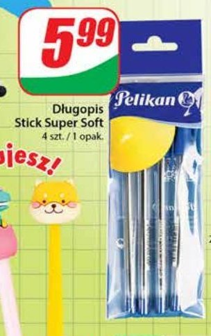 Długopis stick super soft niebieski Pelikan promocja