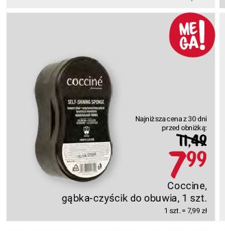 Gąbka nabłyszczająca do skór licowych bezbawna Coccine promocja