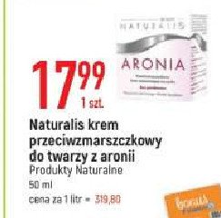 Krem przeciwzmarszczkowy wzmacniający naczynka Beauty naturalis aronia Naturalis (produkty naturalne) promocja