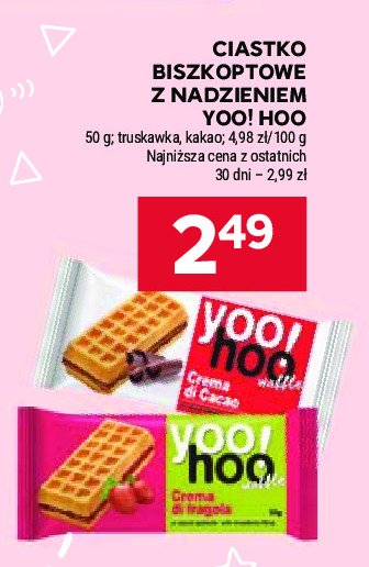 Gofry truskawkowe YOO HOO! promocja