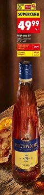 Brandy Metaxa 5* promocja w Biedronka