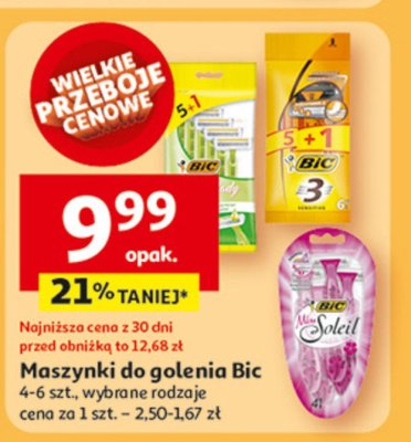 Maszynka do golenia Bic 3 sensitive promocja