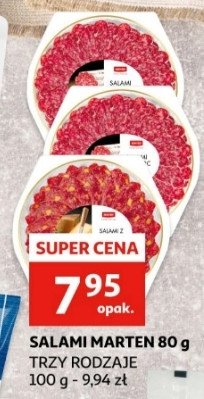 Salami baguette Marten promocja