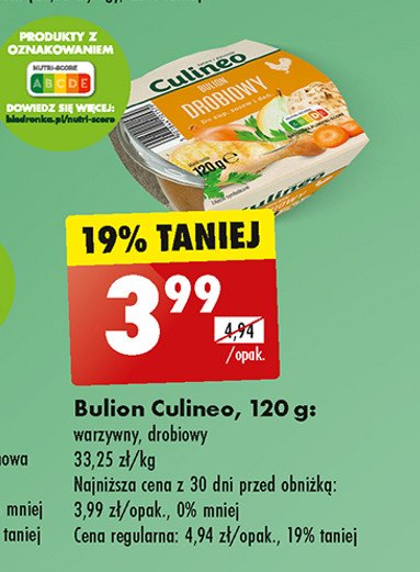 Bulion warzywny Culineo promocja